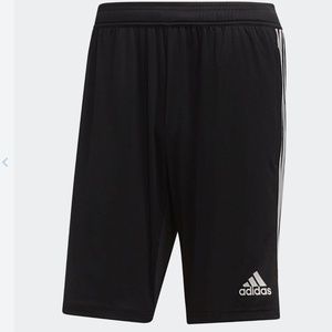 MEN'S TIRO 19 TRAINING SOCCER SHORTS WITH POCKETS (Large, Black)